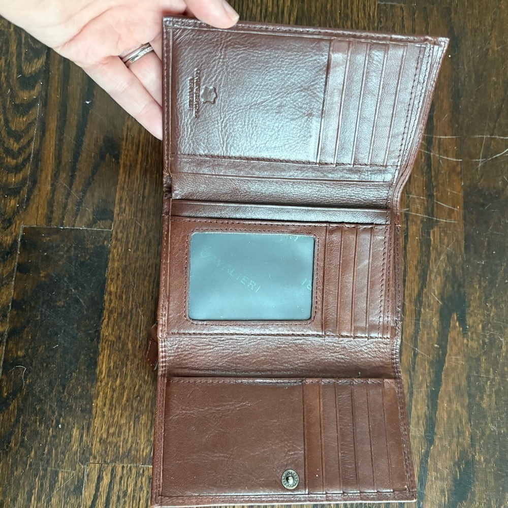 Cavalieri Brown Leather Wallet - Picture 4 of 8